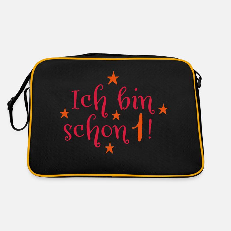 1. Geburtstag Retro Tasche