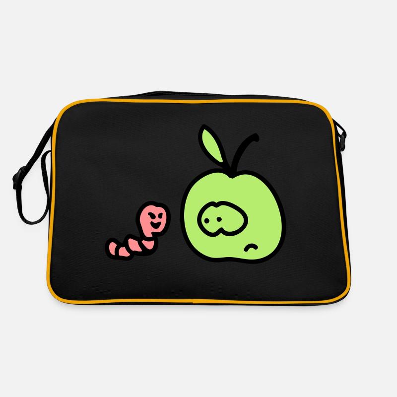 Apple + Worm 3 Retro Bag