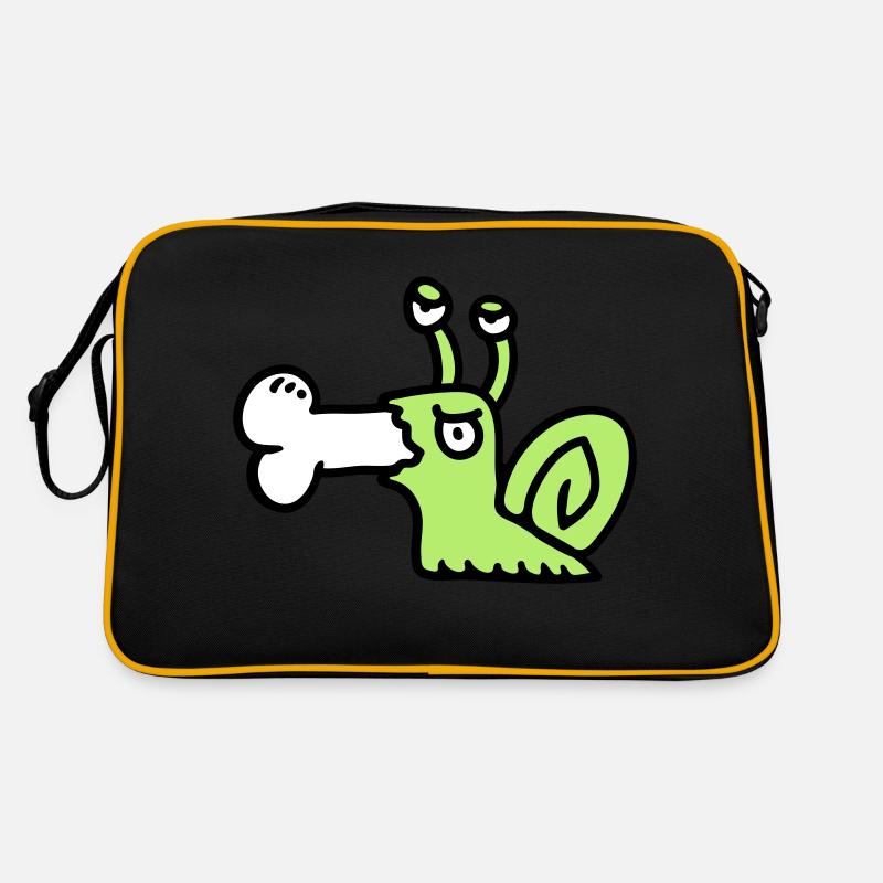 Fleischfresser Schnecke 3 Retro Tasche