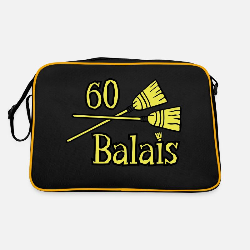60 balais ans Sac Retro