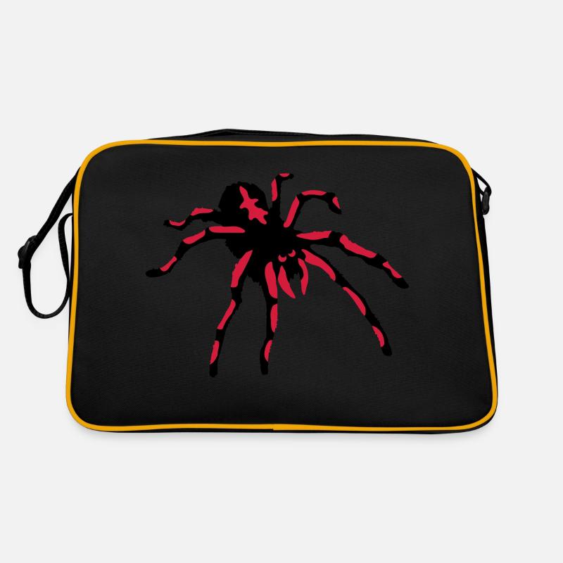 Tarantula Spider - Retro Tasche - Schwarz/Gold