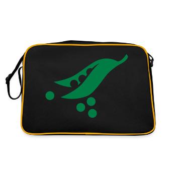 Peas - Retro Bag - black/gold - Back