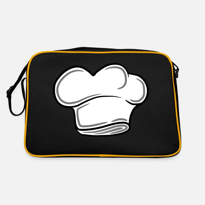 Chef de cuisine drôle Smiley Moustache Barbe Sac Retro