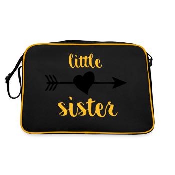 Little Sister - Sac Retro - noir/or - Dos