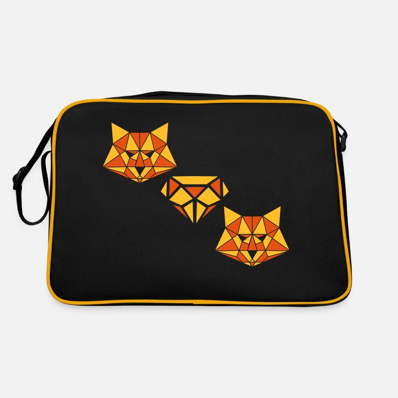 fox_diamond_02 Retro Tasche
