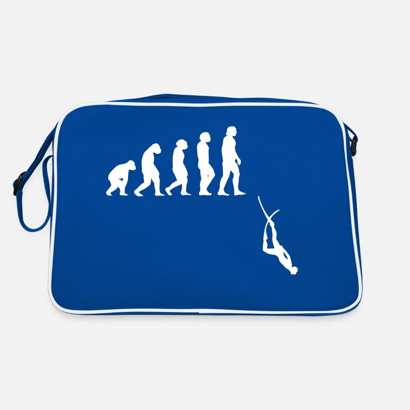 Evolution Apnoe Tauchen Retro Tasche