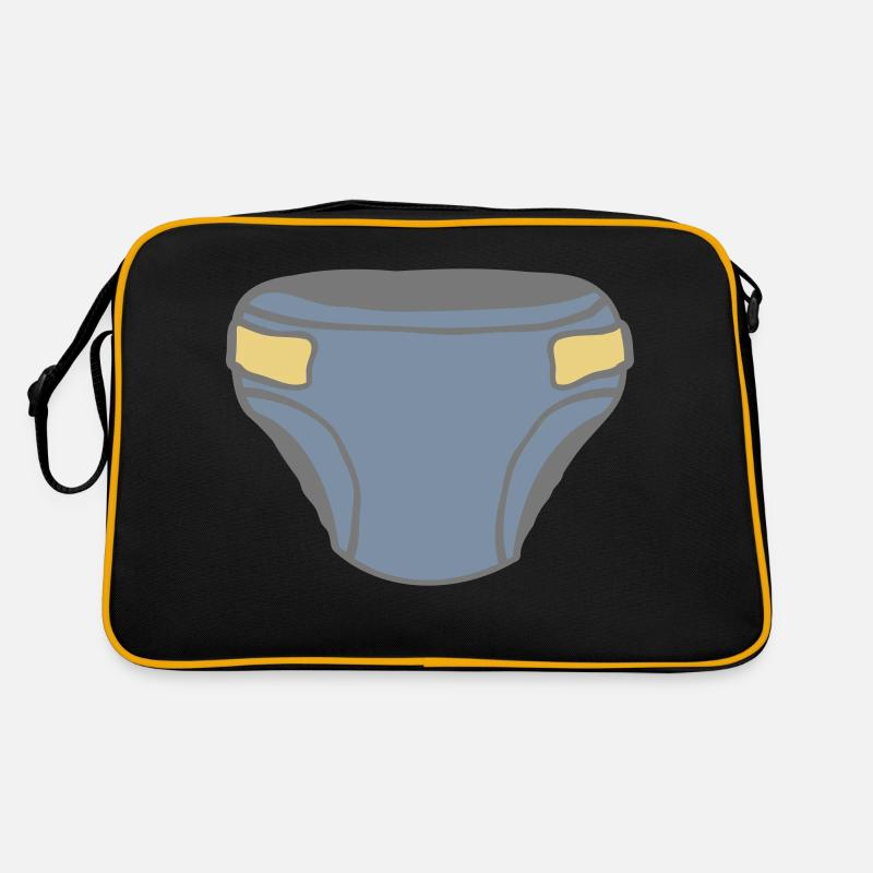 Windel Clipart Design Retro Tasche