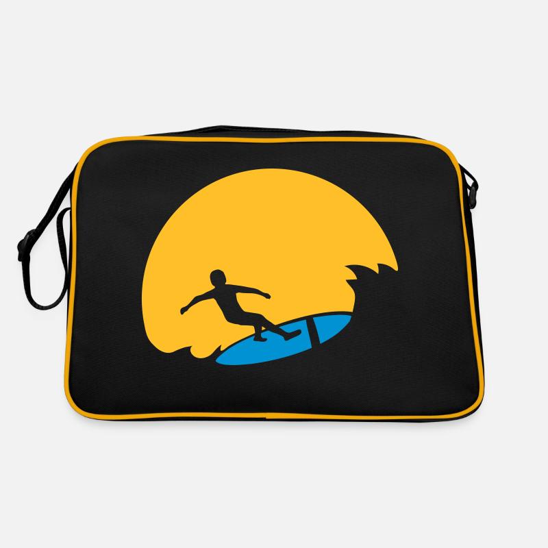 Sun Wave Surfer Retro Bag