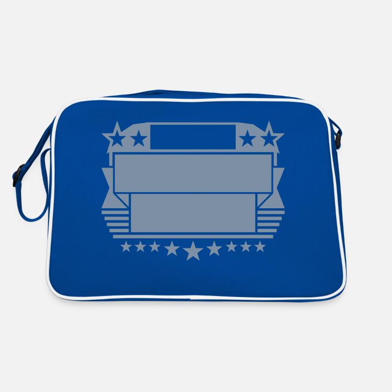 Frame Shield Insert Text Retro Bag