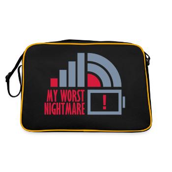 Logos mon pire cauchemar - Sac Retro - noir/or - Dos