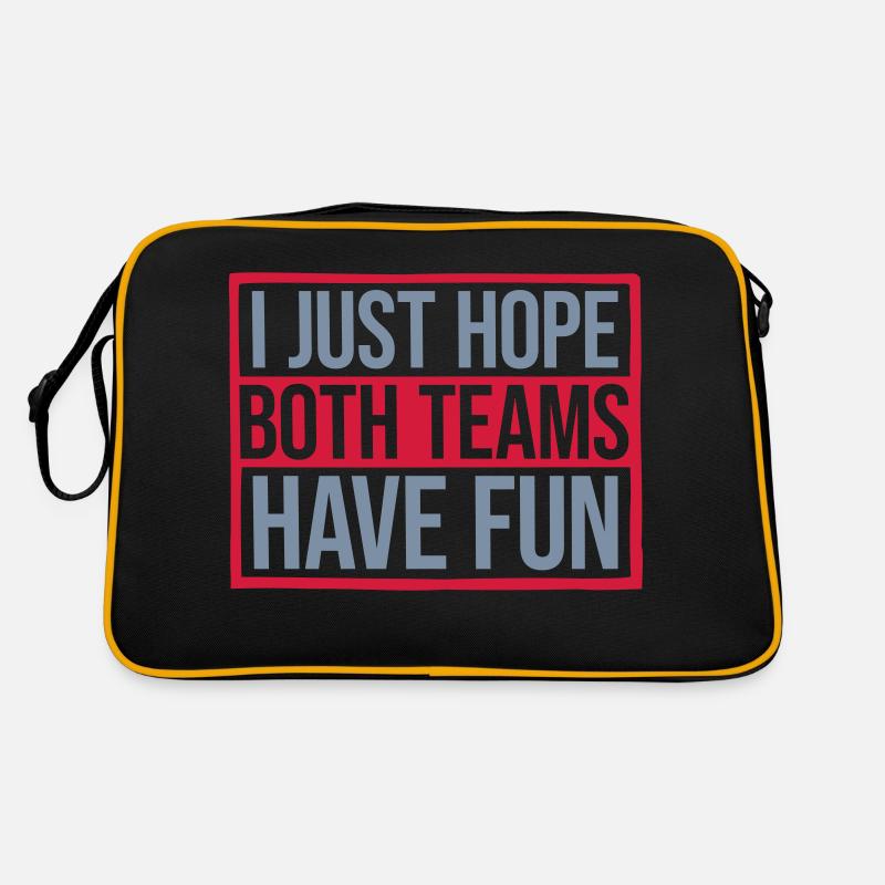 Both Teams Have Fun Retro Tasche