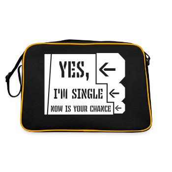 célibataire maintenant votre chance - Sac Retro - noir/or - Dos