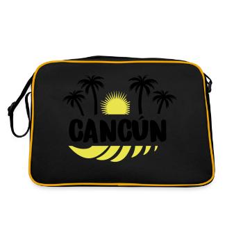Cancun - Retro Bag - black/gold - Back