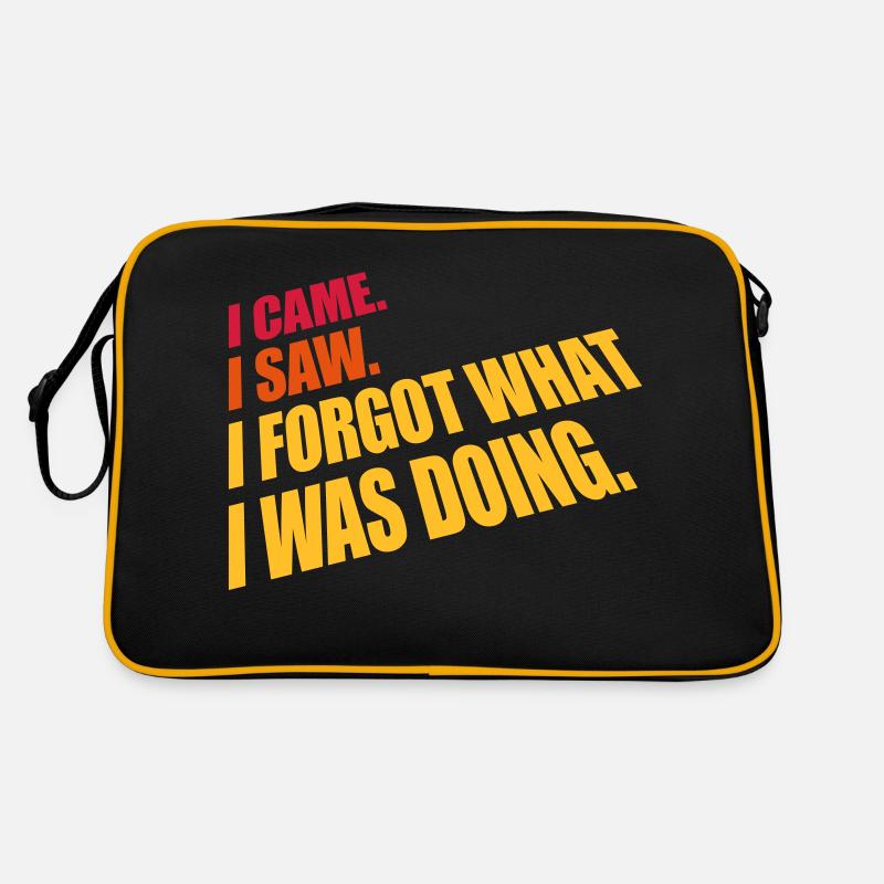 I came saw forget Retro Tasche