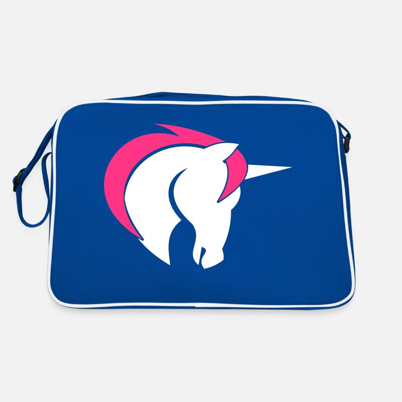 Unicorn Two Color Retro Bag