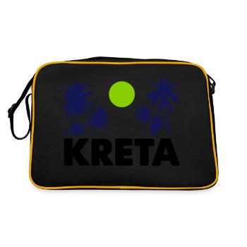 Crete - Retro Bag - black/gold - Back