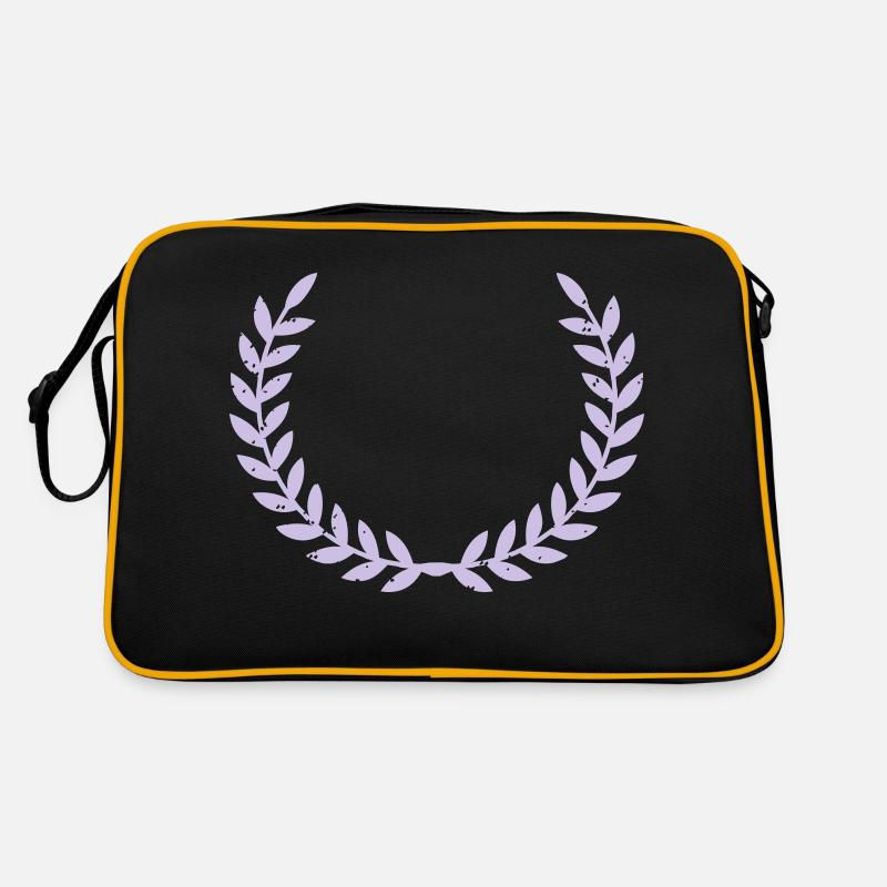 kranz pink Retro Tasche