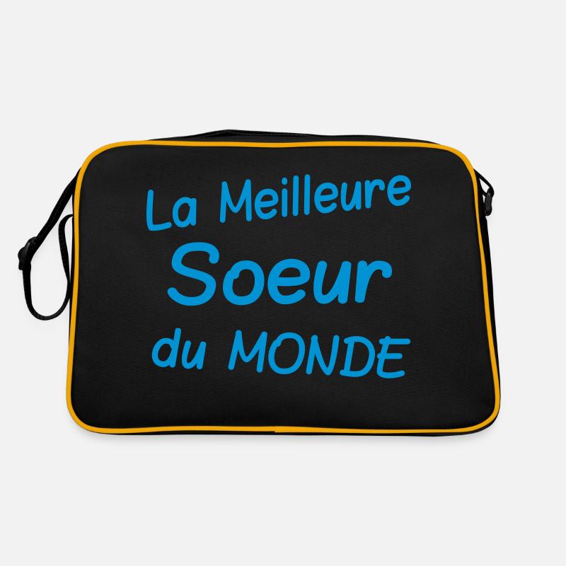 La meilleure soeur du monde Sac Retro