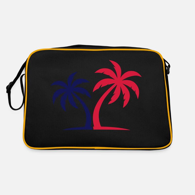 Île symbole de palmier Sac Retro