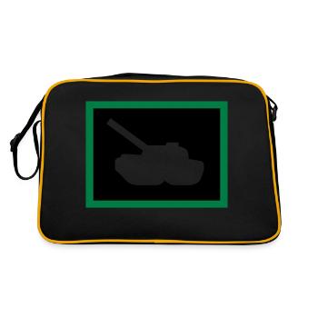 Panzer / tank (2c) - Sac Retro - noir/or - Dos
