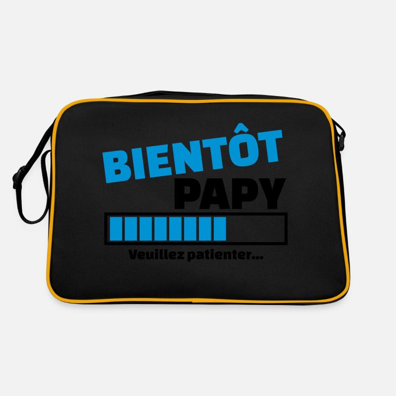 bientôt papy Sac Retro