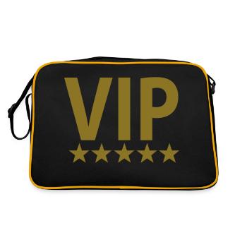 vip 5 star - Retro Bag - black/gold - Back