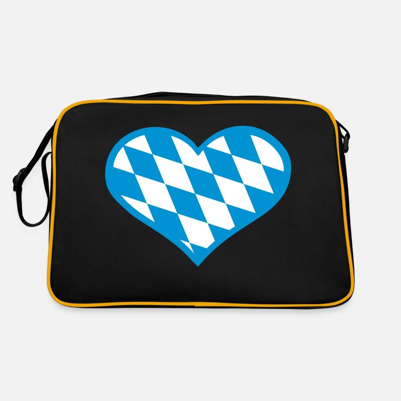 Bayern Herz Retro Tasche