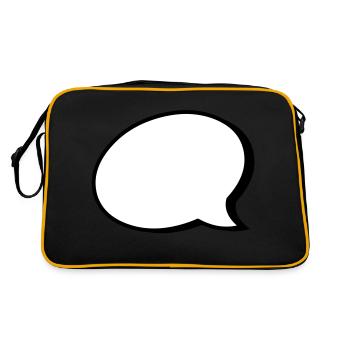 bulle - Sac Retro - noir/or - Dos