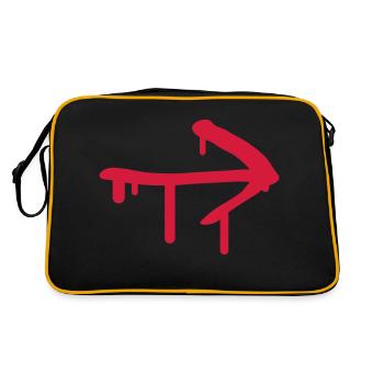 Bloody Arrow - Sac Retro - noir/or - Dos