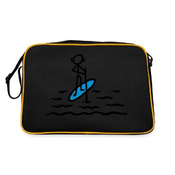 Paddling SUP - V2 - Retro Bag - black/gold - Back