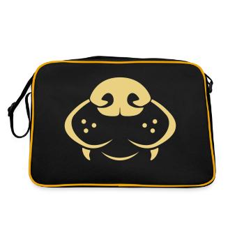 la truffe du chien - Sac Retro - noir/or - Dos