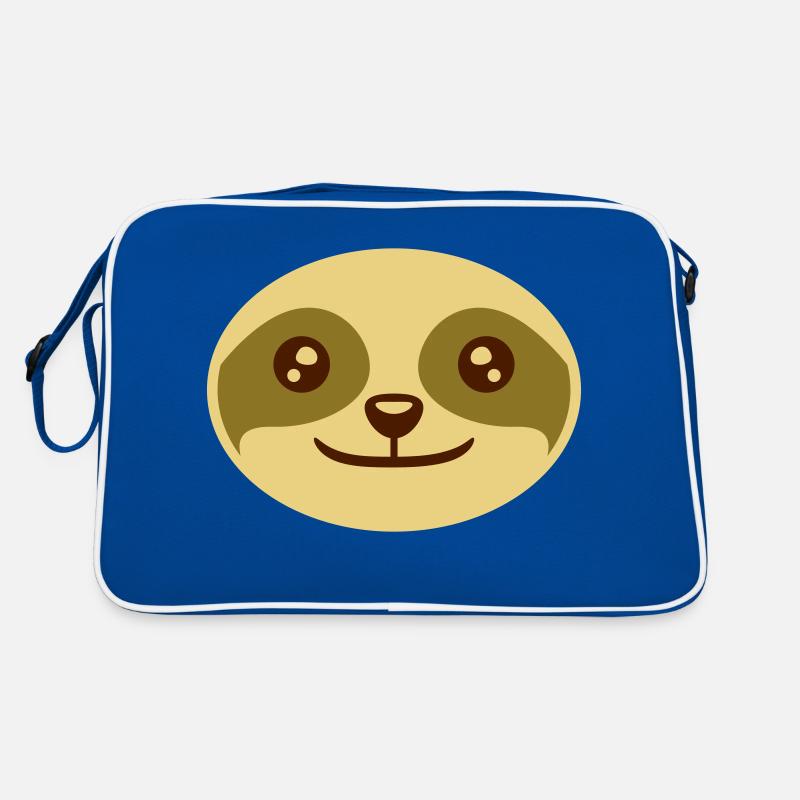 Conception de visage paresseux rond Sac Retro