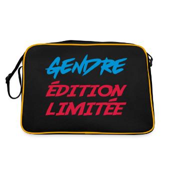 Limited edition GENDRE - Retro Bag - black/gold - Back