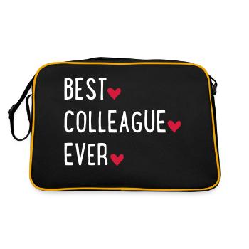 Meilleur collègue - Sac Retro - noir/or - Dos