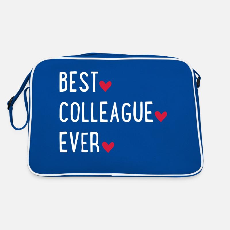 Bester Kollege Retro Tasche