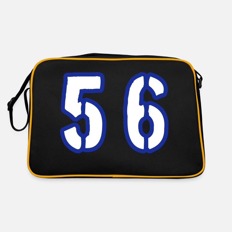 56 Symbole numérique Sac Retro