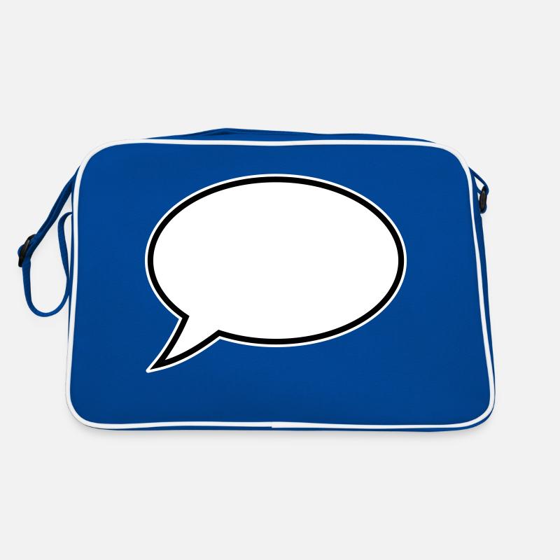 Conception de bulles de dialogue Sac Retro