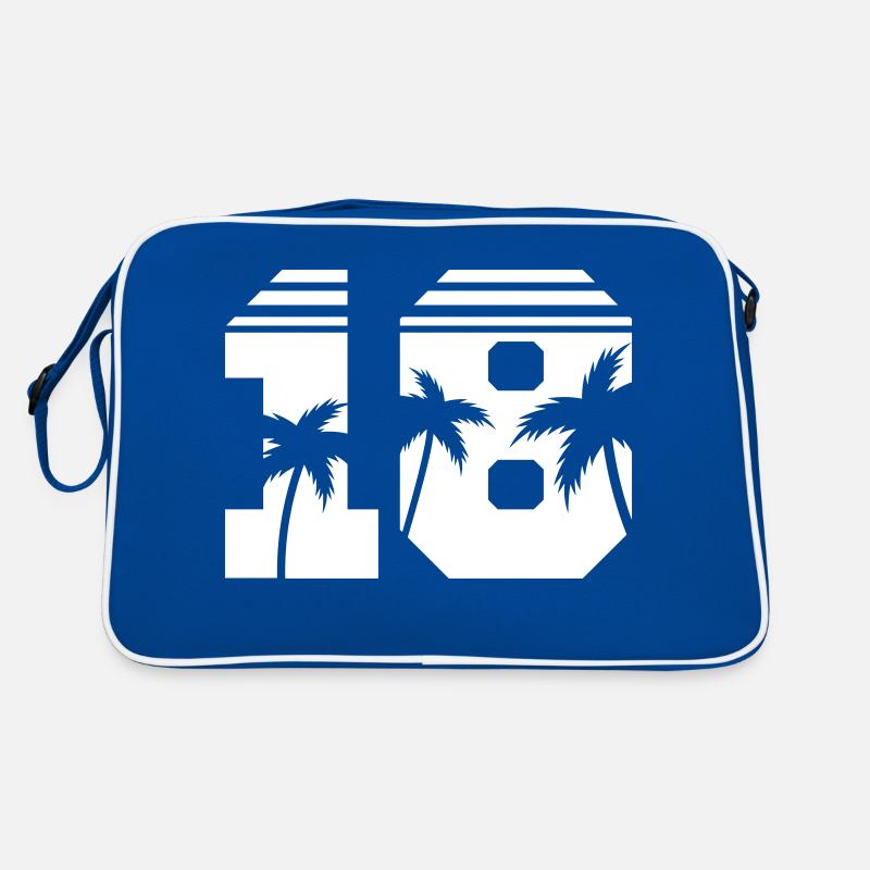 18 palm trees Retro Bag