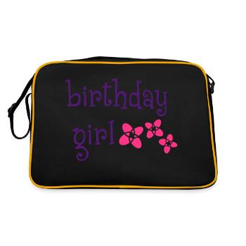 "Birthday Girl" - Sac Retro - noir/or - Dos