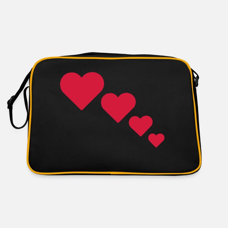 cœurs Sac Retro