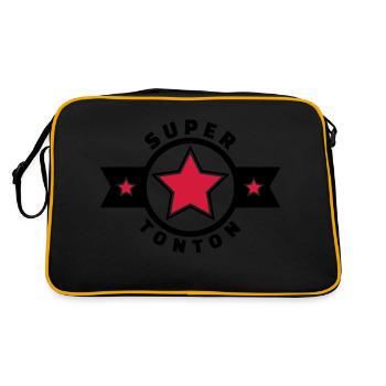 super tonton (v.4) - Sac Retro - noir/or - Dos