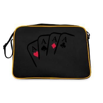 play games - Retro Bag - black/gold - Back