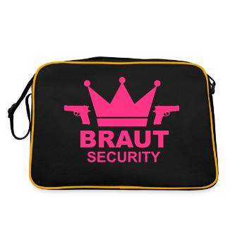 Bride de sécurité JGA - Sac Retro - noir/or - Dos
