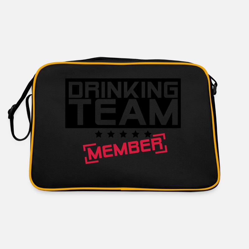 drinking_team_member_f2 Retro Tasche