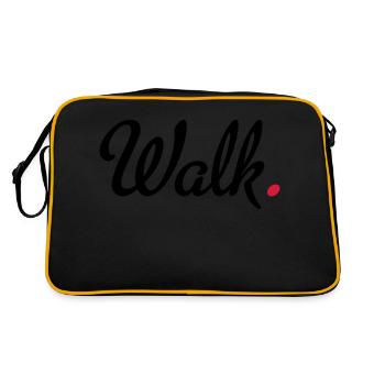 walking - Retro Bag - black/gold - Back