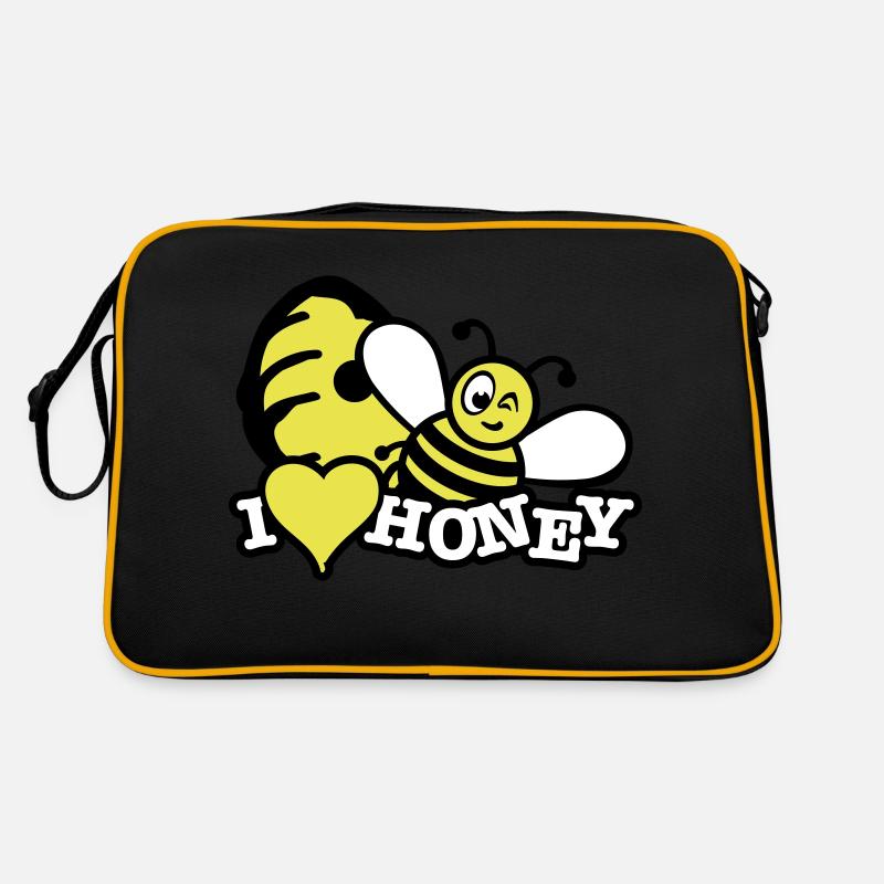 i_love_honey_dc3 Retro Bag