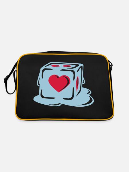 With Heart - Retro Bag - black/gold - Back