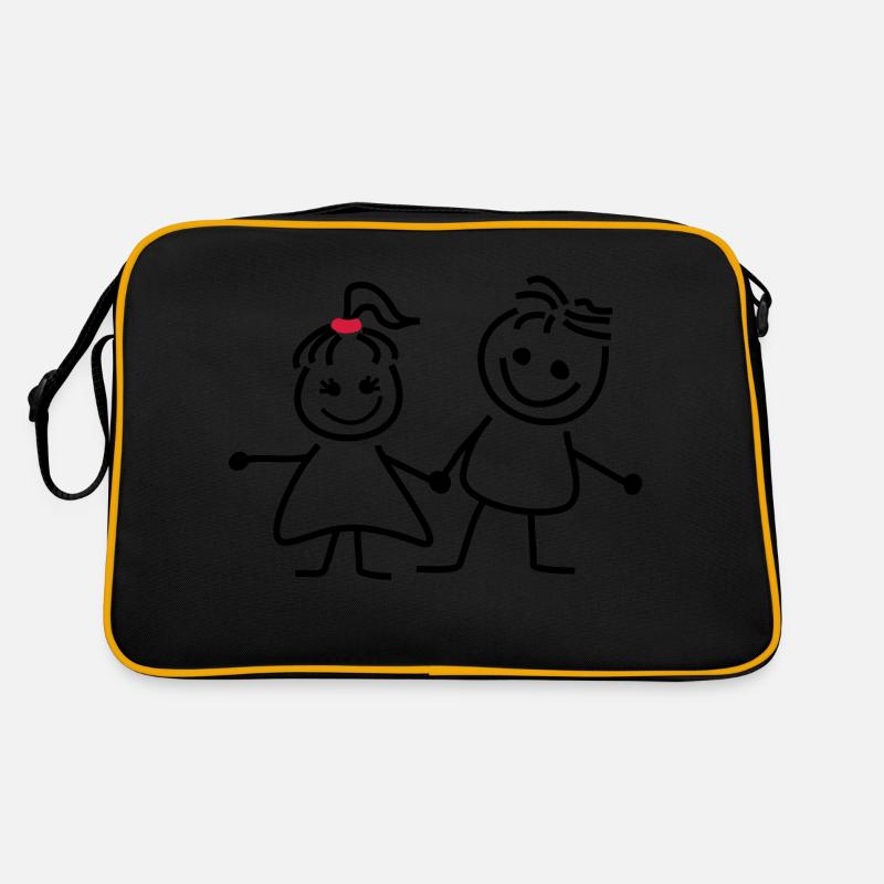 gret und fred Retro Tasche
