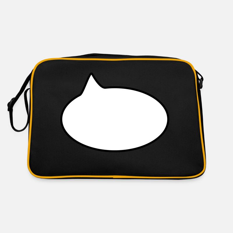 Sprechblase // Comic // Spruch machen // Aussage Retro Tasche