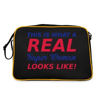 Real Woman - Sac Retro - noir/or - Dos